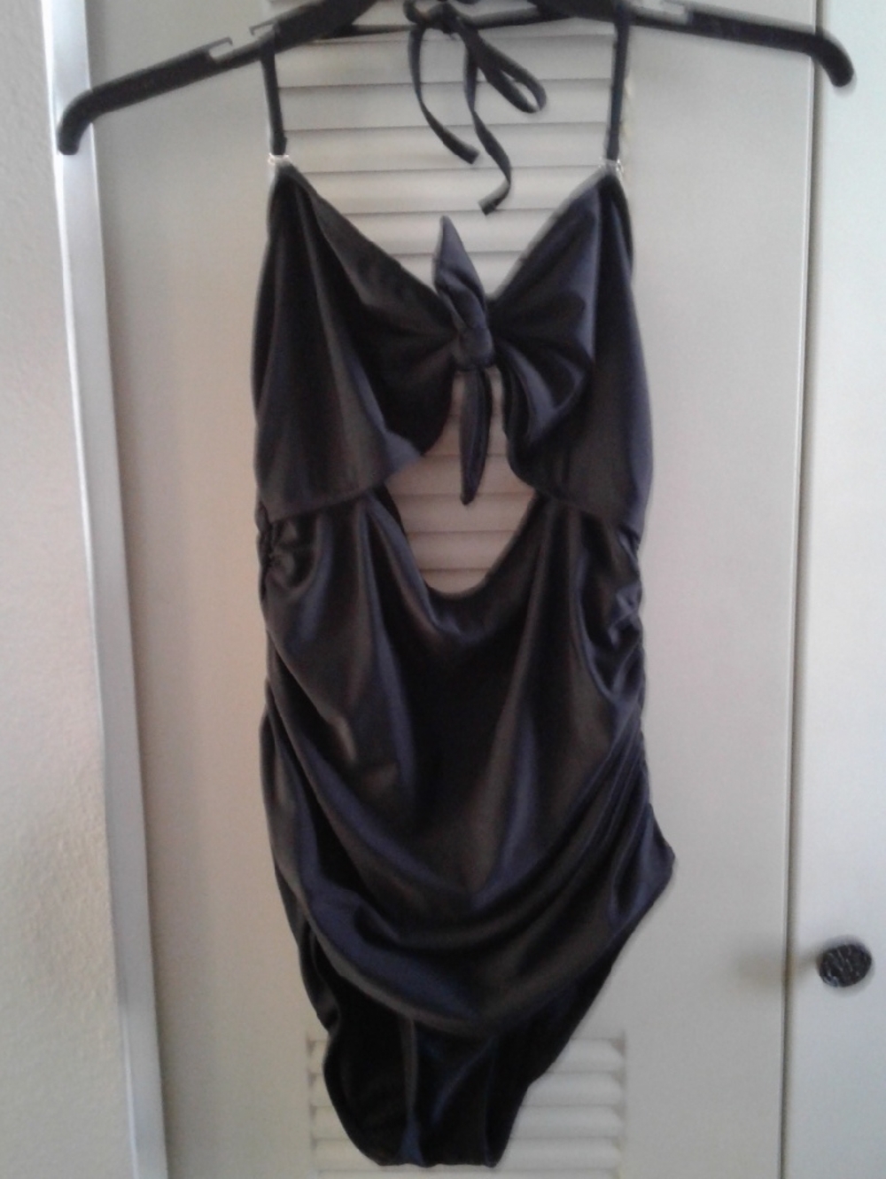 Black One Piece Swim Suit
